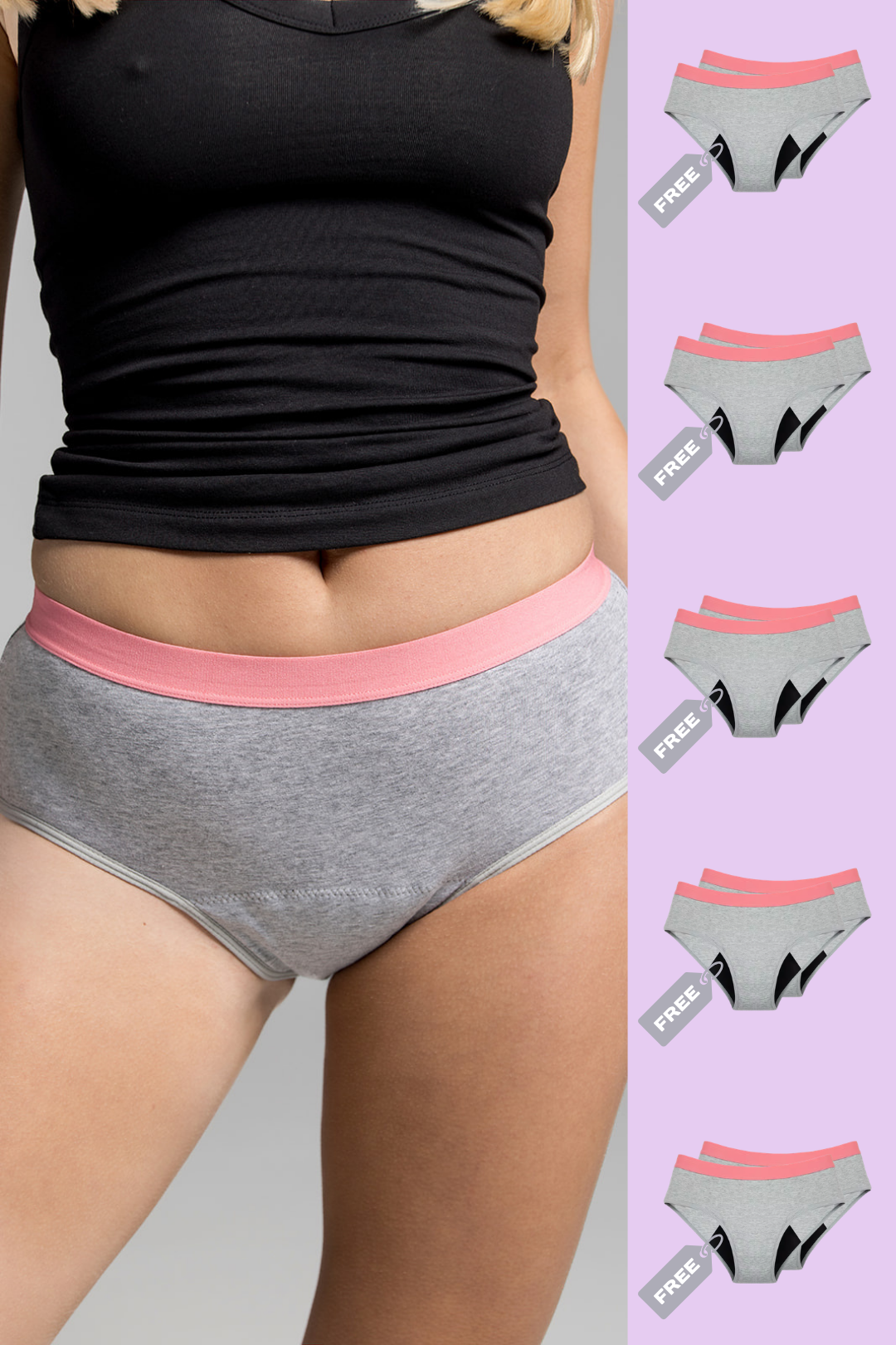 10x Pack Teen Period undies