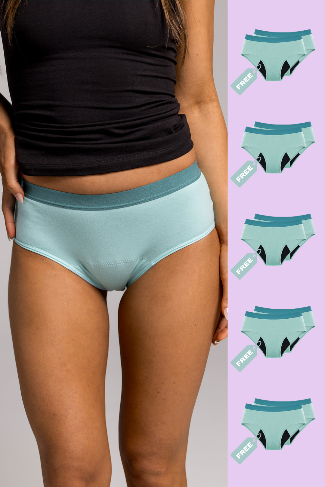10x Pack Teen Period undies
