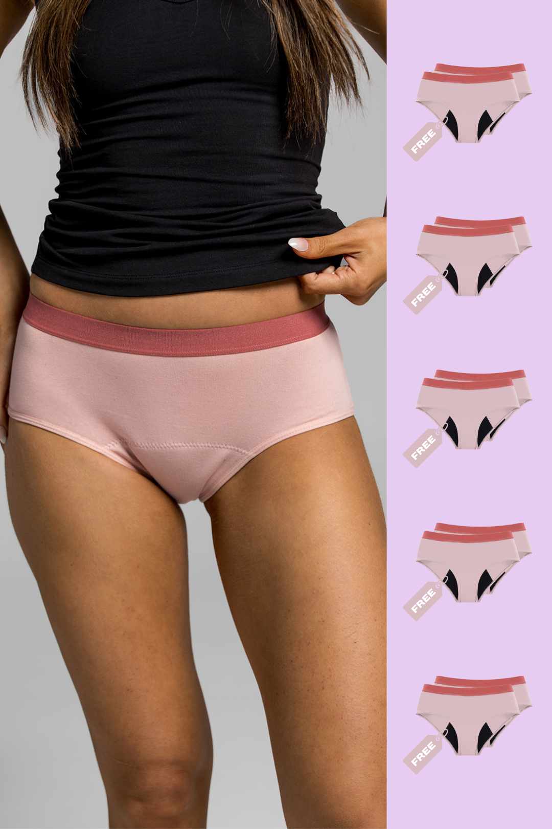 10x Pack Teen Period undies