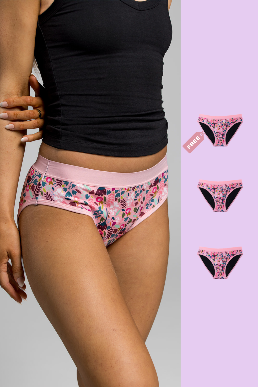 Teen Period Undies | Flower