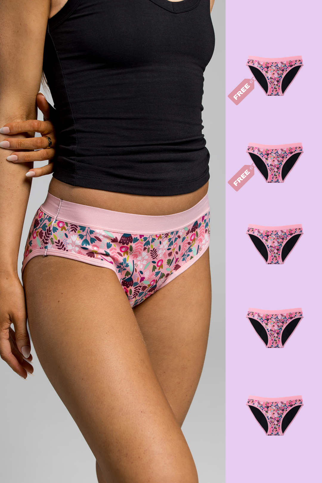 Teen Period Undies | Flower