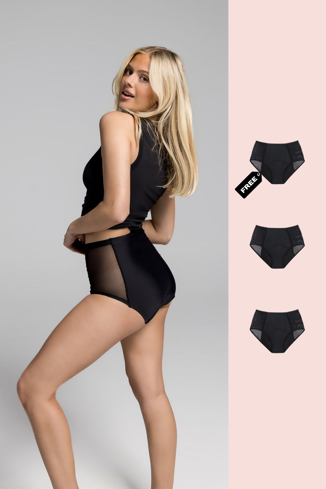 Mesh High Rise Undies