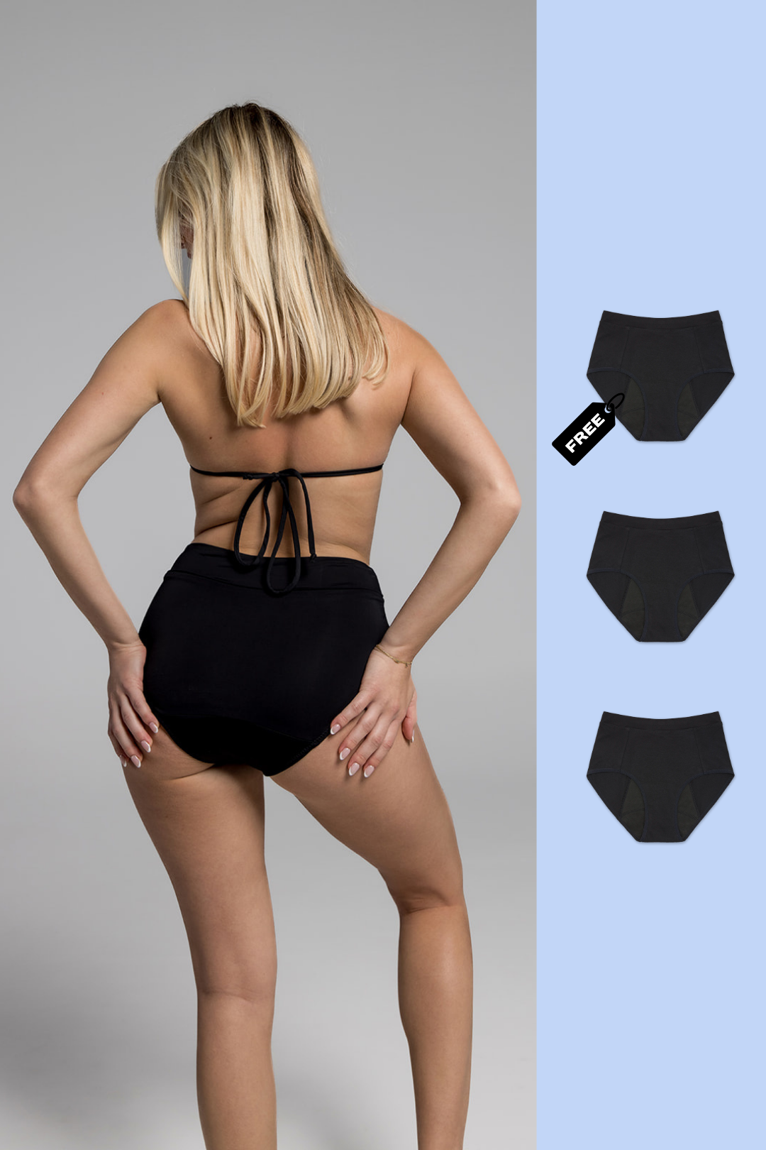 High Waisted Period Swimwear