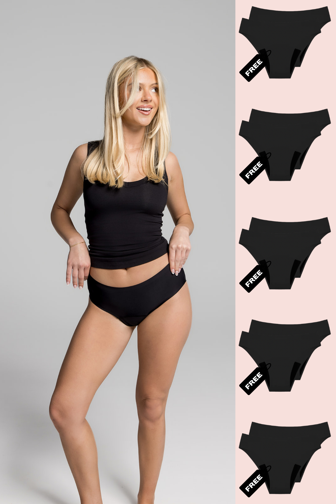 10x Pack Seamless Active Period Undies