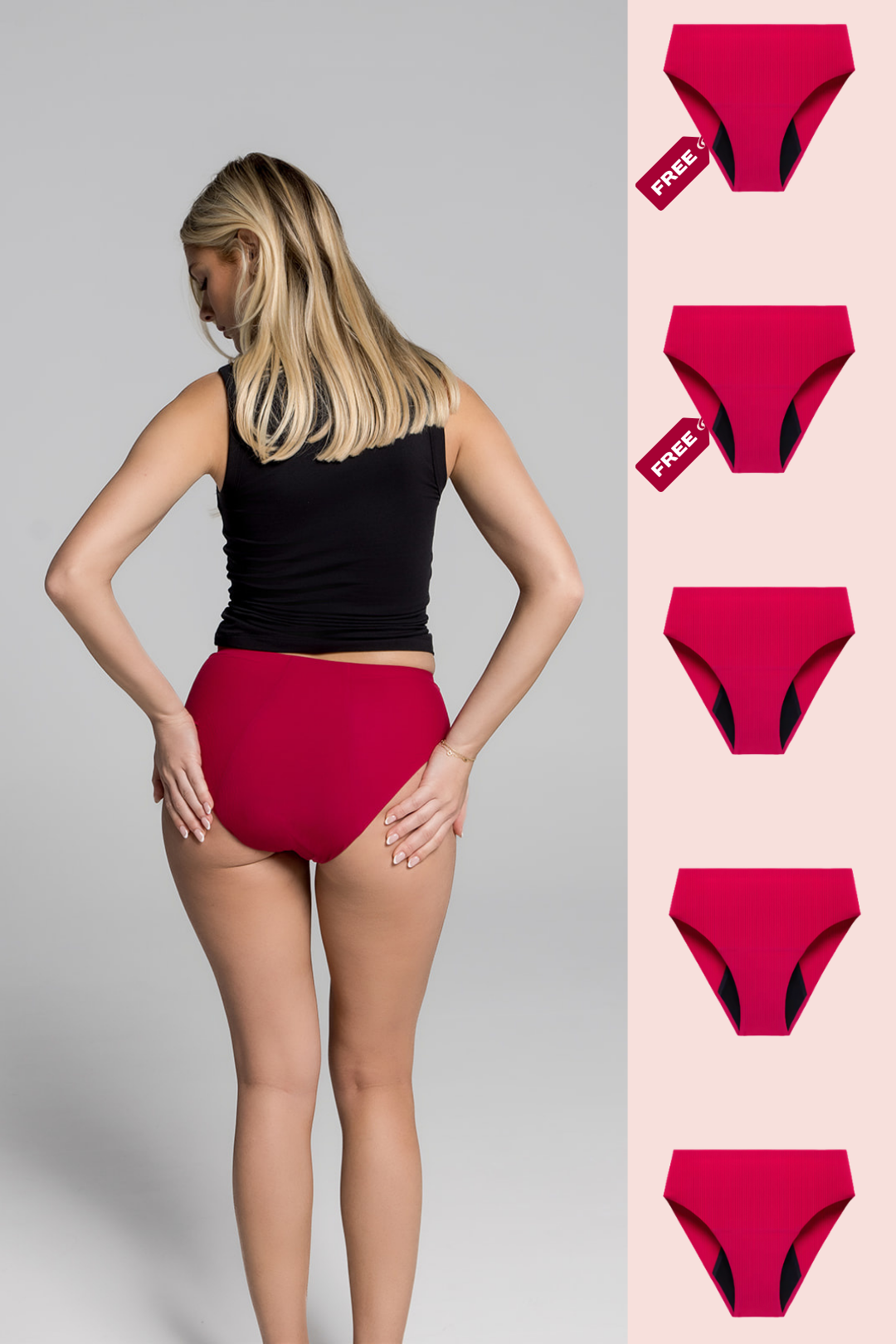 Ribbed High Rise Undies
