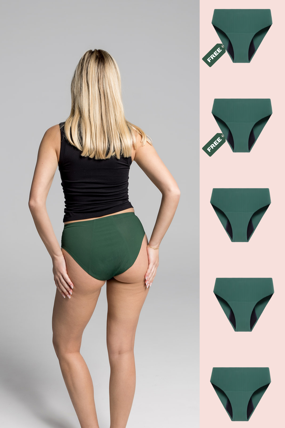 Ribbed High Rise Undies