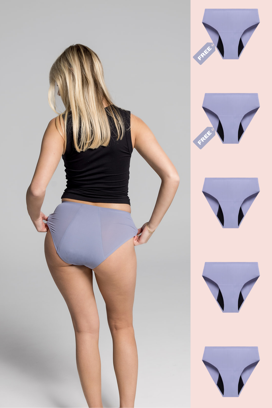 Ribbed High Rise Undies