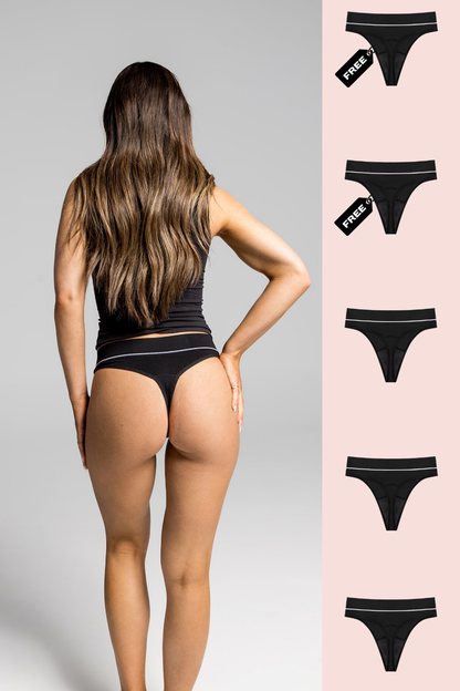 High Waisted Period G-String