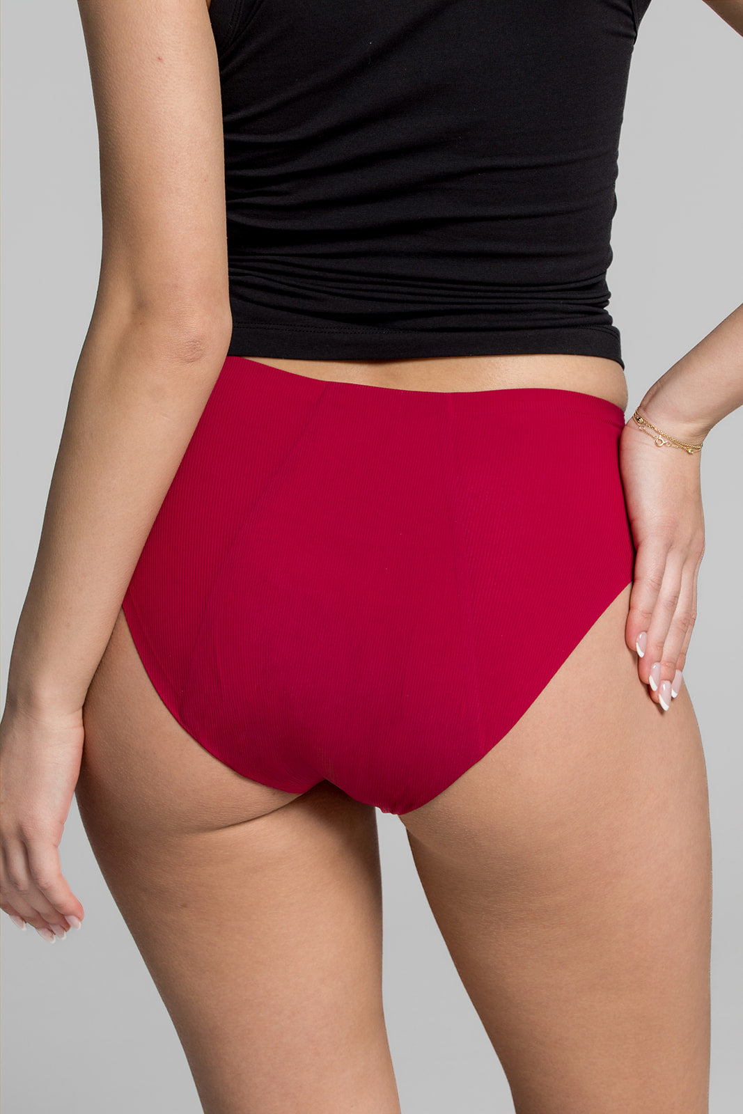 Ribbed High Rise Undies