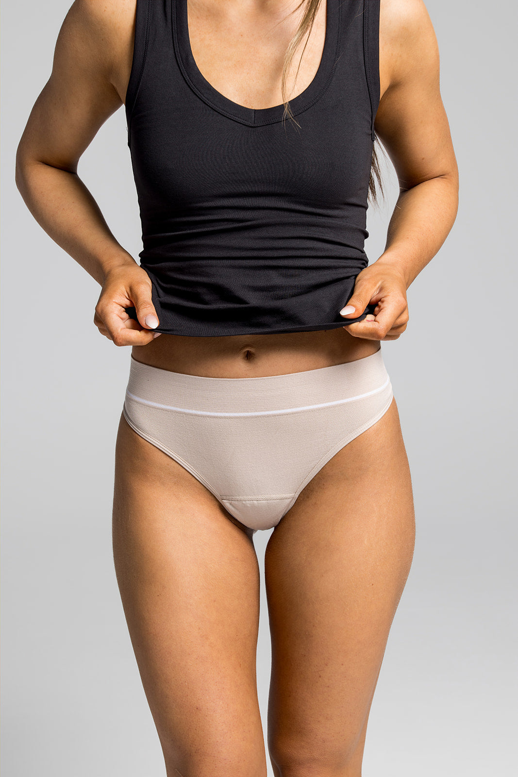 High Waisted Period G-String